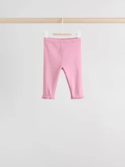 Broeken En Leggings*Next Roze/bruin/hart - Verpakking van 4 babyleggings (0 mnd -2 jr)