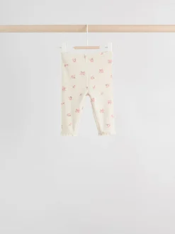 Broeken En Leggings*Next Roze/bruin/hart - Verpakking van 4 babyleggings (0 mnd -2 jr)