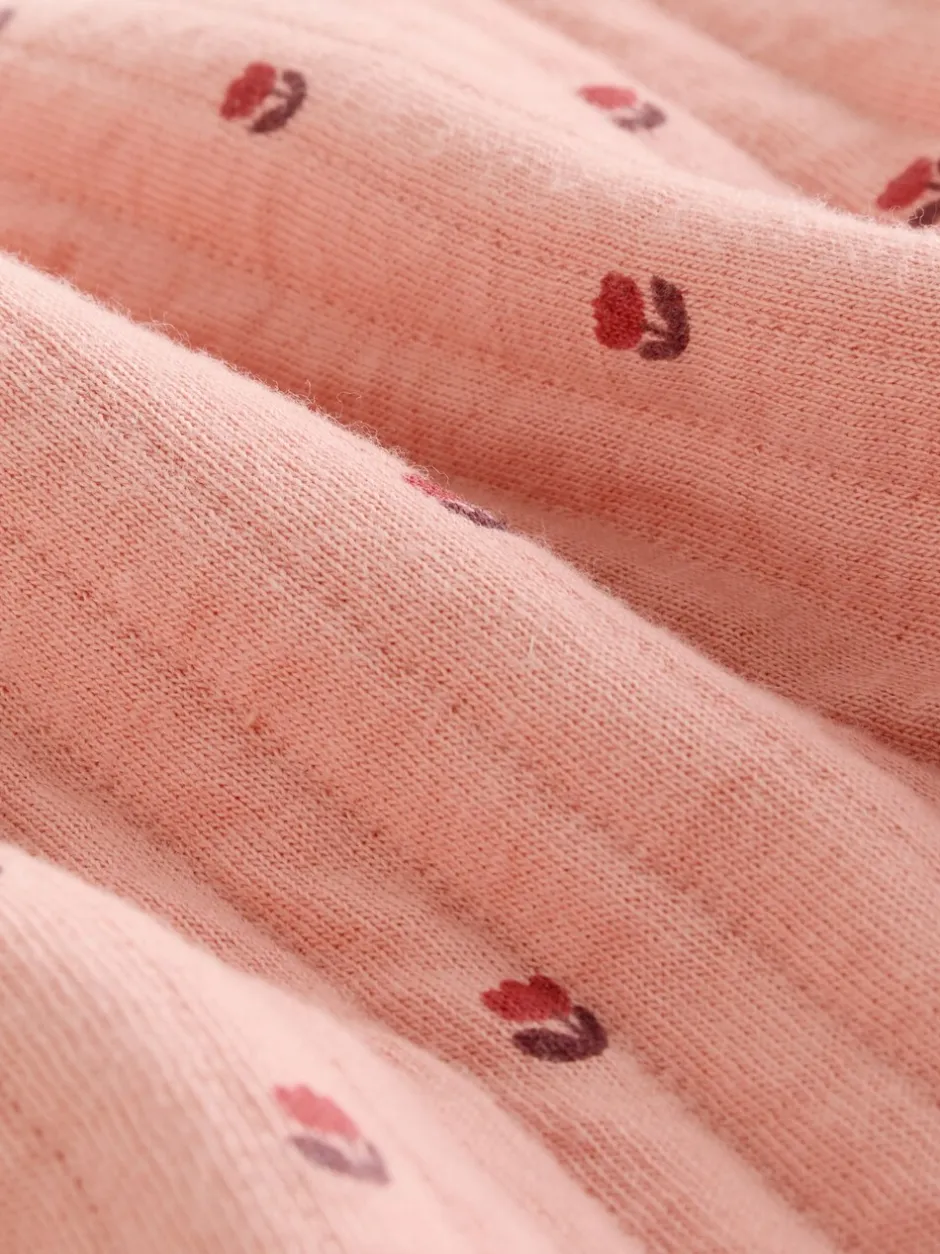 Babypakjes En Babypyjama's|Next Roze/crème - Quilted Baby Sleepsuits 2 Pack