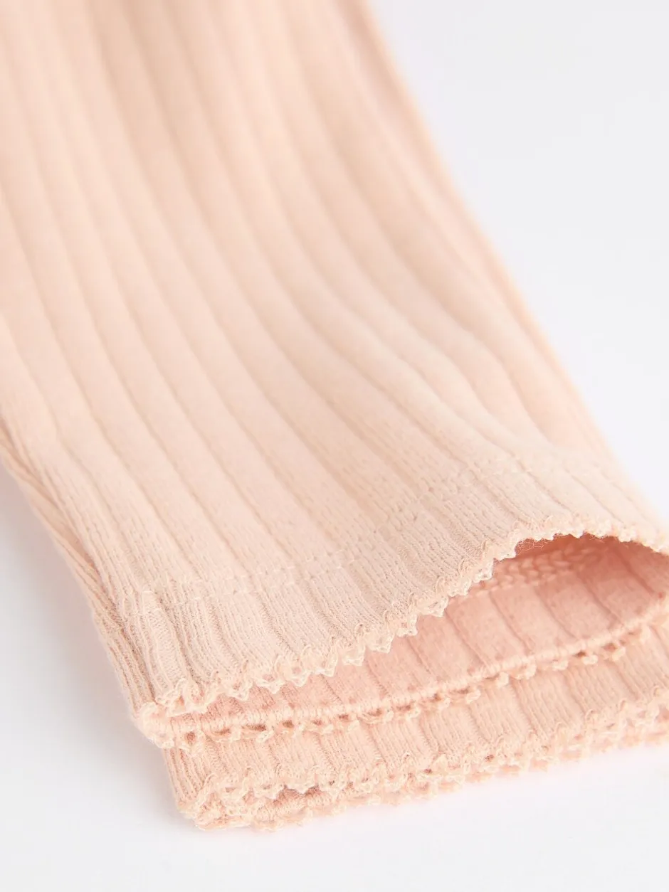 Rompertjes En Hemdjes*Next - Verpakking van 4 babyrompers met lange mouwen en ruches (0mnd-2jr) Roze/crème