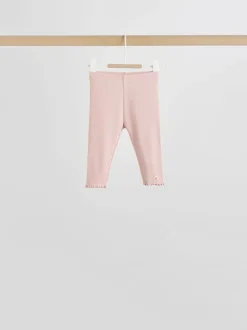 Tops|Tops|Next Roze/crème bloem - Baby set van top met Lange mouwen en Leggings 8 Pieces (0mnd -2jr)