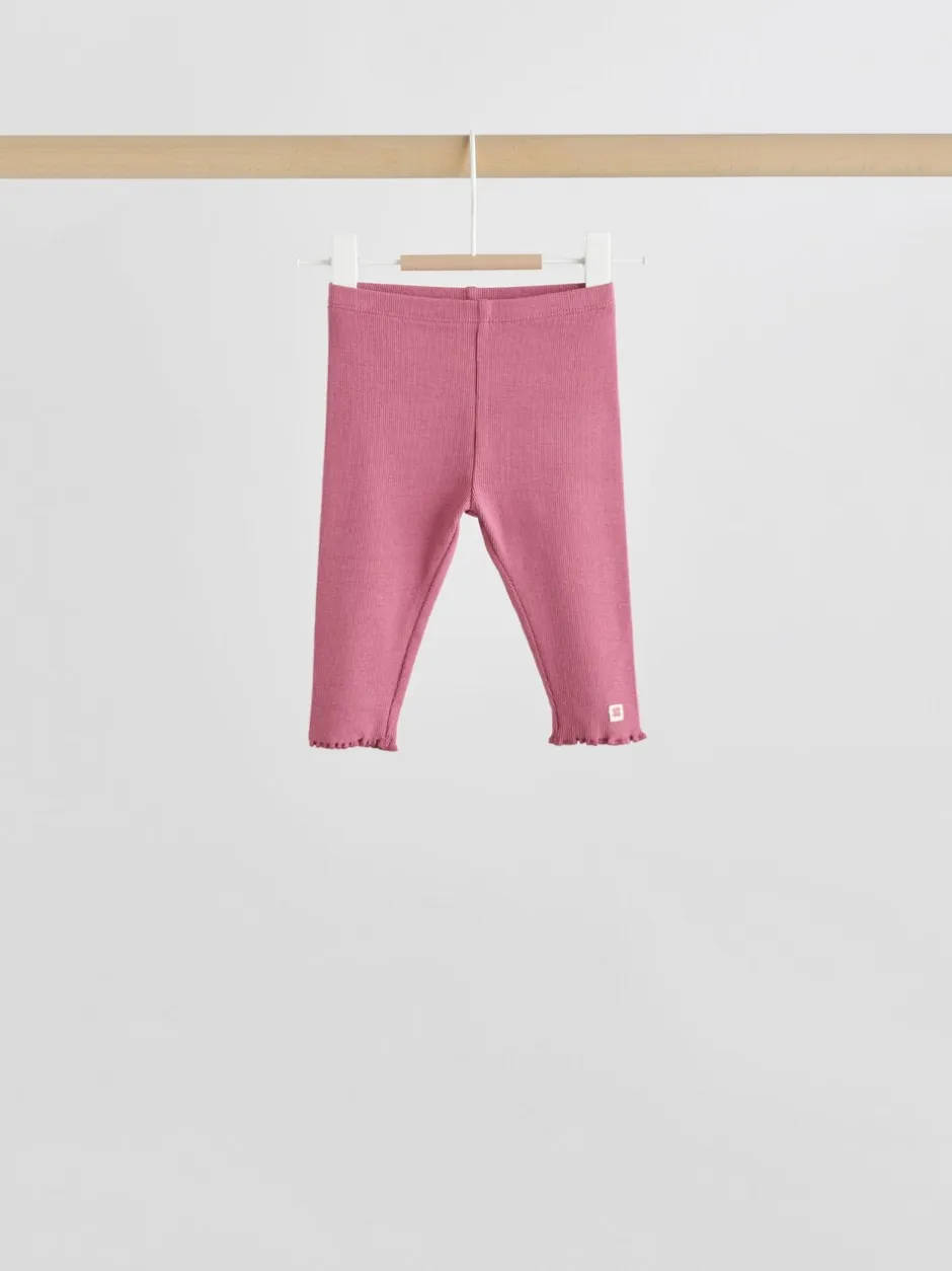 Tops|Tops|Next Roze/crème bloem - Baby set van top met Lange mouwen en Leggings 8 Pieces (0mnd -2jr)
