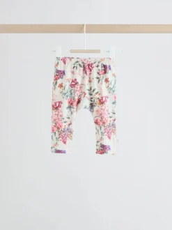 Truien En Breisels|Sets En Outfits|Next - Baby Strik Sweater en Leggings Set 2 Pieces (0mnd-2jr) Roze/crèmekleurig met bloemenprint