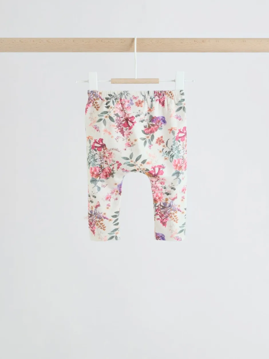 Truien En Breisels|Sets En Outfits|Next - Baby Strik Sweater en Leggings Set 2 Pieces (0mnd-2jr) Roze/crèmekleurig met bloemenprint