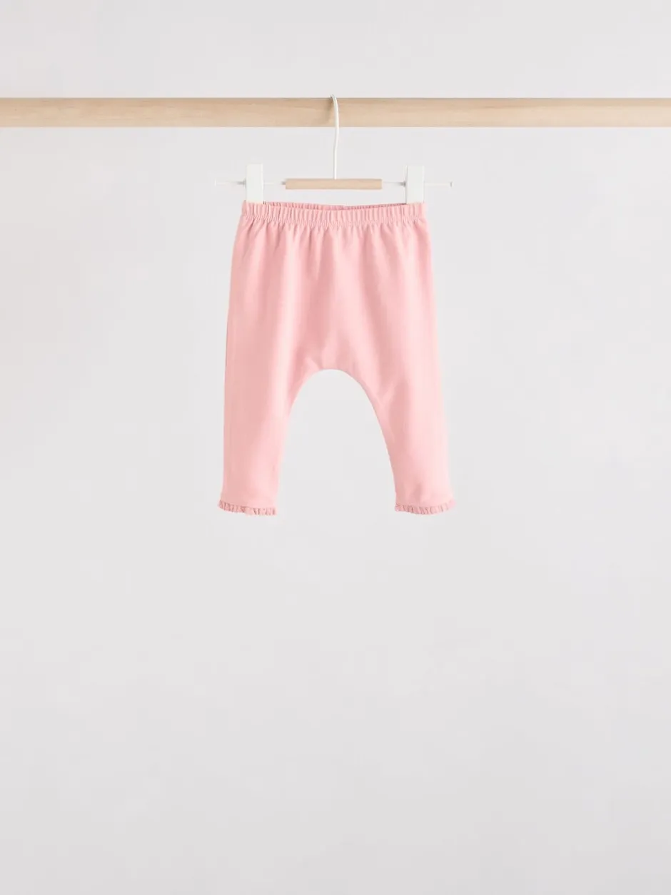 Tops|Sets En Combisets|Next Roze/crème/konijnfiguur - 6 -delige set van top met lange mouwen en leggings (0mnd -3jr)