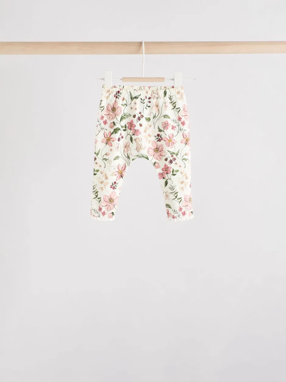 Tops|Sets En Combisets|Next Roze/crème/konijnfiguur - 6 -delige set van top met lange mouwen en leggings (0mnd -3jr)