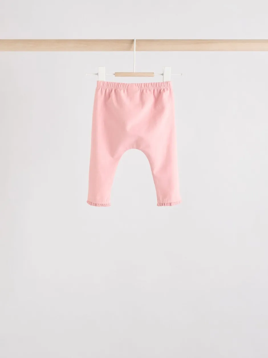 Tops|Sets En Combisets|Next Roze/crème/konijnfiguur - 6 -delige set van top met lange mouwen en leggings (0mnd -3jr)