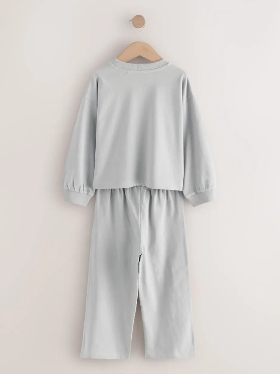 Nachtkleding En Pyjama's|Pyjama's|Next Roze/ecru/grijs - Wide Leg Pyjamas 3 Pack (3-16yrs)