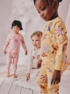 Nachtkleding En Pyjama's|Pyjama's*Next Roze/gele westernprint - Verpakking van 3 knusse pyjama's (9 mnd-12 jr)
