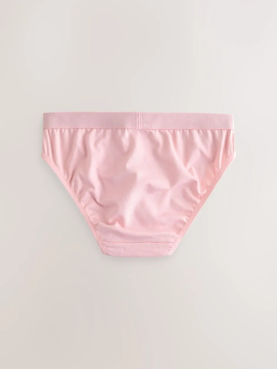 Alle Ondergoed|Next - Verpakking van 7 bikinibroekjes (5-16 jr) Roze/grijs