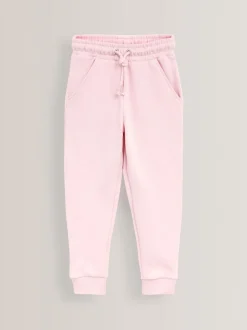 Broeken En Leggings|Next - Verpakking van 3 zachte jersey joggingbroeken met normale pasvorm (3-16jr) Roze/grijs/zwart