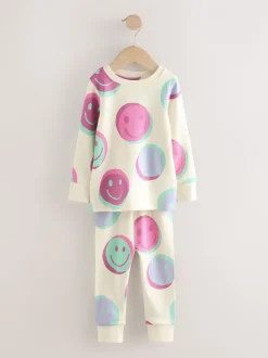 Multipacks|Nachtkleding En Pyjama's*Next Roze/Groene glimlach - Verpakking van 3 knusse pyjama's (9 mnd-12 jr)