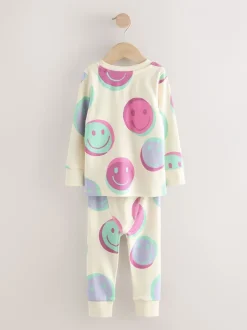 Multipacks|Nachtkleding En Pyjama's*Next Roze/Groene glimlach - Verpakking van 3 knusse pyjama's (9 mnd-12 jr)