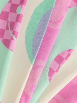Multipacks|Nachtkleding En Pyjama's*Next Roze/Groene glimlach - Verpakking van 3 knusse pyjama's (9 mnd-12 jr)