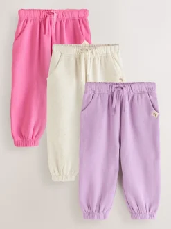 Jeans En Joggingbroeken|Broeken En Leggings*Next - Verpakking van 3 joggingbroeken (3mnd-7jr) Roze/lila/beigebruin