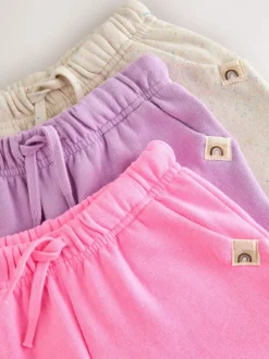 Jeans En Joggingbroeken|Broeken En Leggings*Next - Verpakking van 3 joggingbroeken (3mnd-7jr) Roze/lila/beigebruin