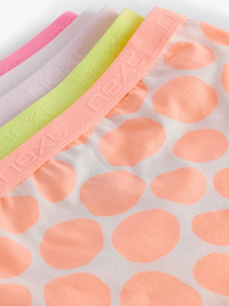 Alle Ondergoed|Next - Short Briefs 5 Pack (2-16yrs) Roze/oranje