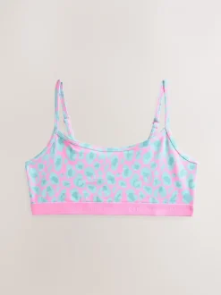 Alle Ondergoed*Next - Set van 3 crop tops (5-16 jr) Roze/paars