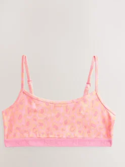 Alle Ondergoed*Next - Set van 3 crop tops (5-16 jr) Roze/paars