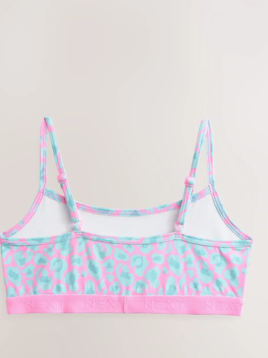 Alle Ondergoed*Next - Set van 3 crop tops (5-16 jr) Roze/paars
