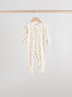 Babypakjes En Babypyjama's*Next Roze/roestbruin met fijne bloemenprint - Set van 5 babypyjama's (0-2jr)