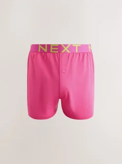 Ondergoed|Ondergoed|Next - Losse Boxer 5 set Roze/Rood/Groen