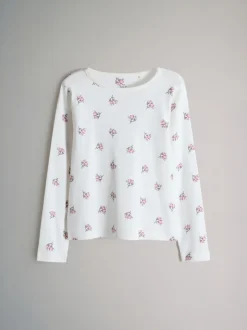 Nachtkleding En Pyjama's|Pyjama's*The Set - verpakking van 4 behaaglijke katoenen jersey pyjama's Roze/wit