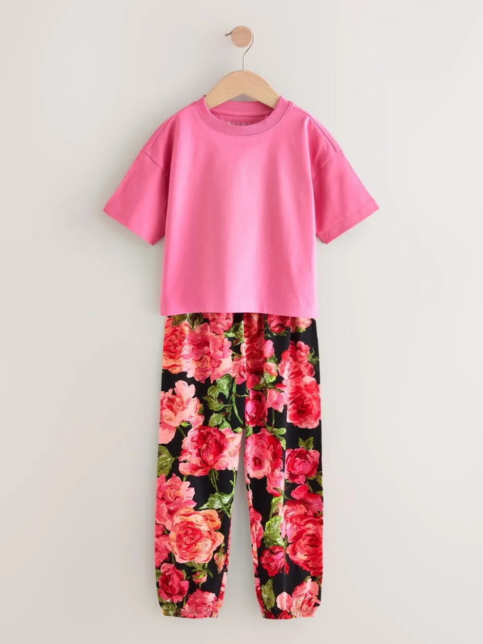 Nachtkleding En Pyjama's|Pyjama's*Next - Floral Pyjamas 3 Pack (3-16yrs) Roze/zwart