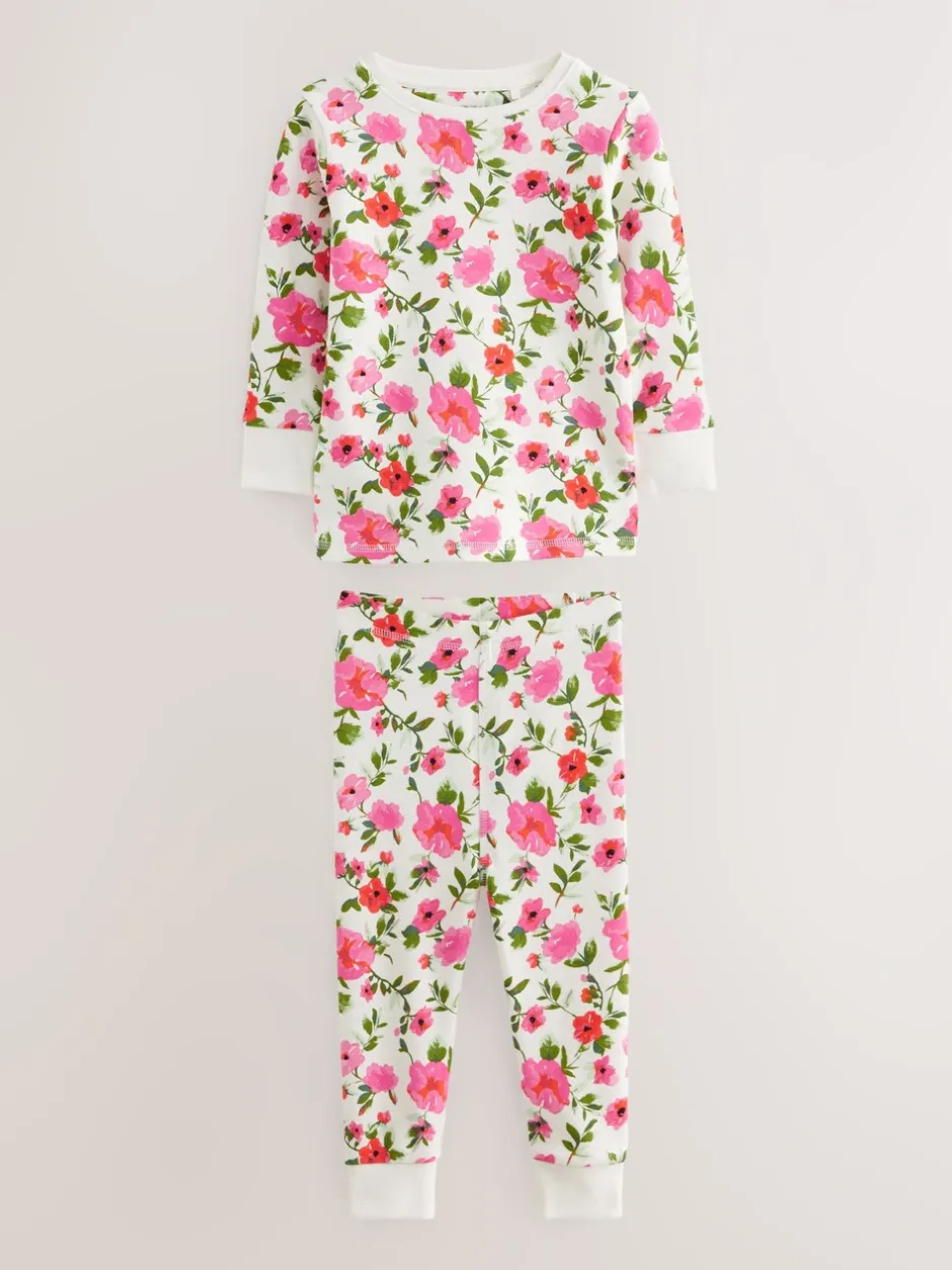 Multipacks|Nachtkleding En Pyjama's*Next - Verpakking van 3 knusse pyjama's (9 mnd-16 jr) Roze/zwart