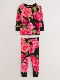 Multipacks|Nachtkleding En Pyjama's*Next - Verpakking van 3 knusse pyjama's (9 mnd-16 jr) Roze/zwart