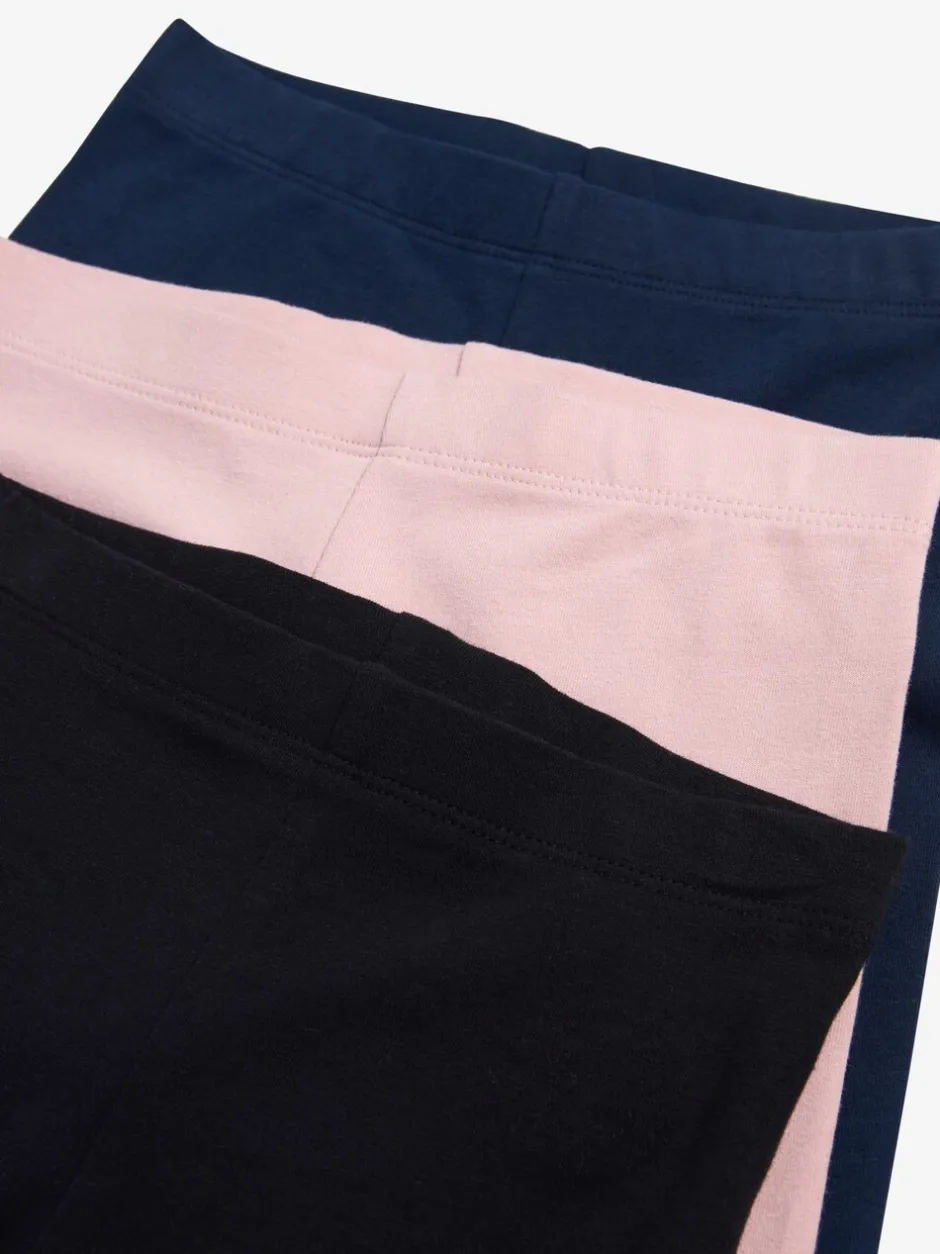 Broeken En Leggings|Next Roze/zwart/marineblauw - Verpakking van 3 leggings (3-16 jr)