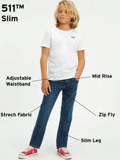 Jeans*Levi's - ® Kids 511 slim fit jeans Rushmore