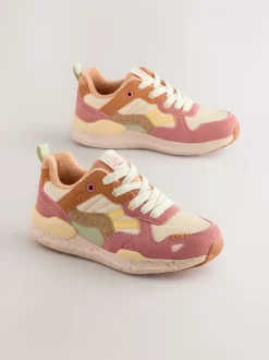 Sneakers|Next - Vetersneakers met kleurvlakken Rustig