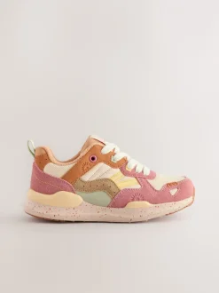 Sneakers|Next - Vetersneakers met kleurvlakken Rustig