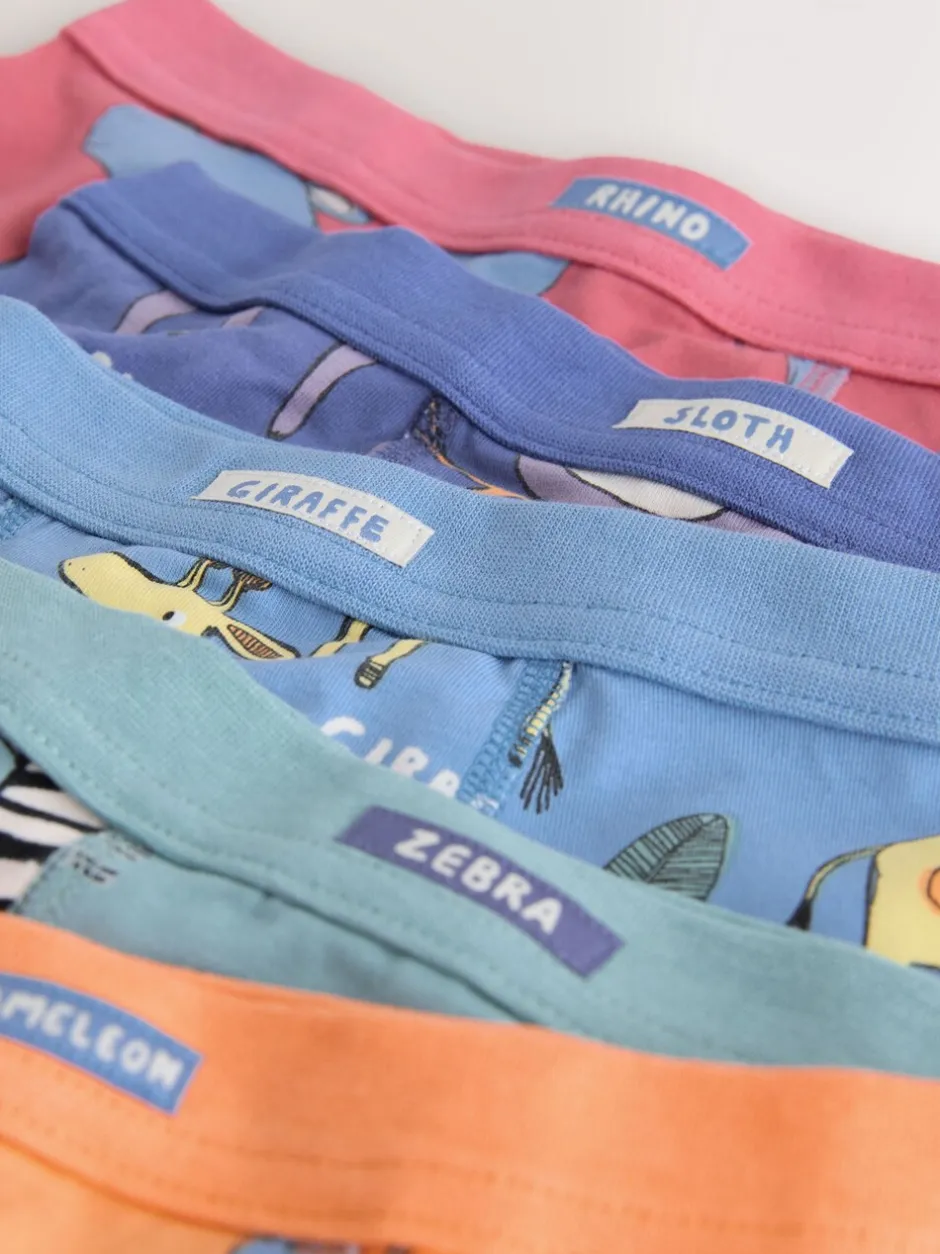 Multipacks|Ondergoed*Next - Set van 5 boxershorts met zachte tailleband (1,5-16 jr) Safaridieren