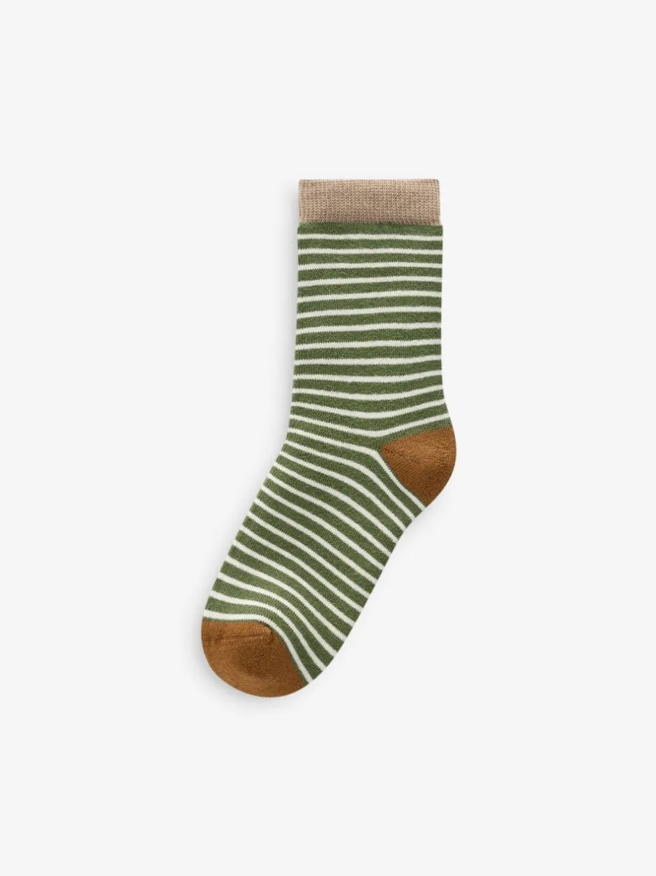Sokken En Panty's|Sokken*Next Safaridieren - Set van 5 Cosy Terry sokken met hoog katoengehalte