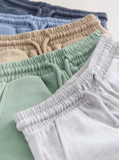 Shorts|Shorts|Next - Verpakking van 3 jersey shorts (3mnd -7jr) Sage Green Blue And Grey