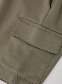 Shorts*Reiss - Oliver premium cargoshorts van interlock-jersey Salie