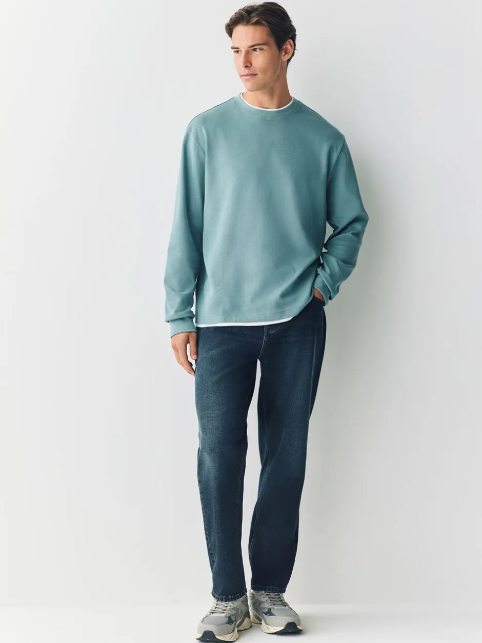 T-Shirts En Hemden|Next - T-shirt met lange mouwen en ronde hals Saliegroen