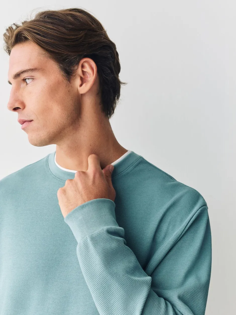 T-Shirts En Hemden|Next - T-shirt met lange mouwen en ronde hals Saliegroen