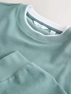T-Shirts En Hemden|Next - T-shirt met lange mouwen en ronde hals Saliegroen
