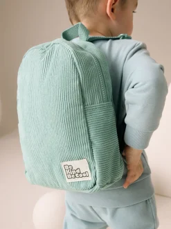 Tassen|Tassen*Next Saliegroen corduroy - Kleine rugzak