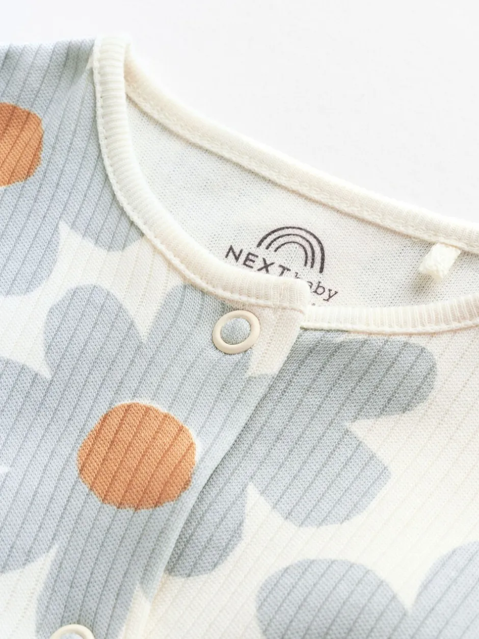 Multipacks|Babypakjes En Babypyjama's*Next Saliegroen gebloemd - Verpakking van 5 babypyjama's (0 mnd-2 jr)