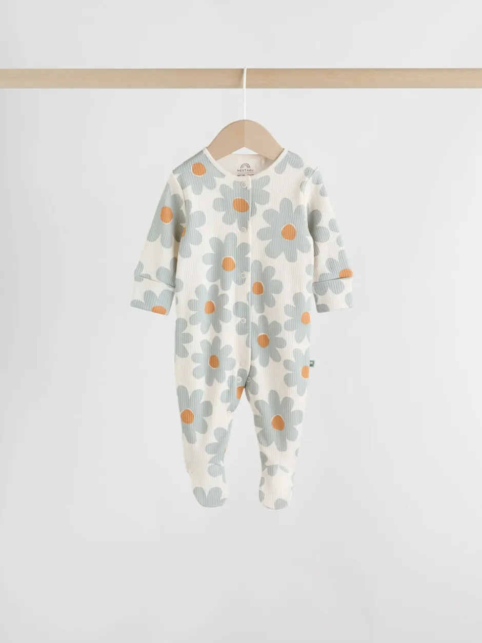 Multipacks|Babypakjes En Babypyjama's*Next Saliegroen gebloemd - Verpakking van 5 babypyjama's (0 mnd-2 jr)