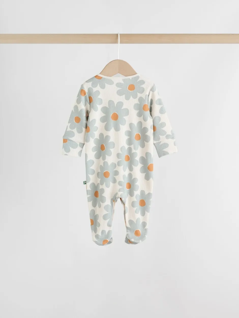Multipacks|Babypakjes En Babypyjama's*Next Saliegroen gebloemd - Verpakking van 5 babypyjama's (0 mnd-2 jr)