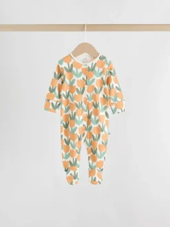 Multipacks|Babypakjes En Babypyjama's*Next Saliegroen gebloemd - Verpakking van 5 babypyjama's (0 mnd-2 jr)