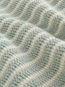 Shorts|Next Saliegroen gestreept - Knitted Top and Shorts Baby Set (0mths-2yrs)