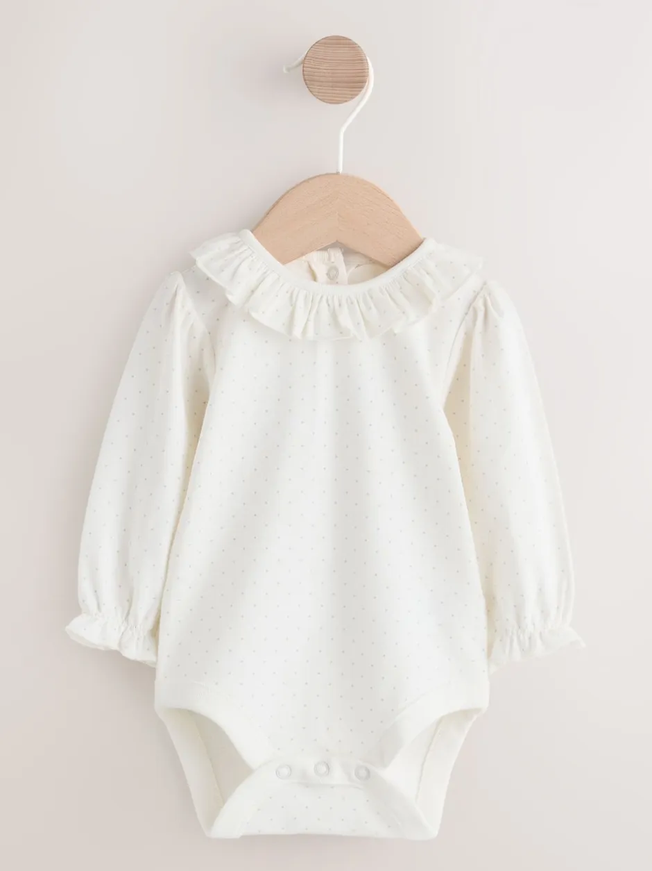 Rompertjes En Tuinbroeken|Sets En Combisets|Next Saliegroen met borduursel - 2 -delige Baby Set van Bodysuit met Lange mouwen en corduroy bretelbroeken (0mnd -3jr)