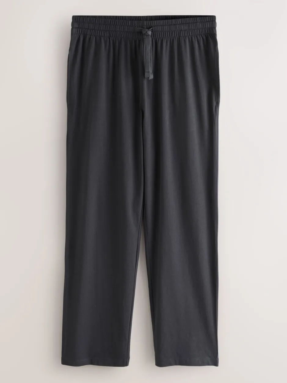 Pyjama's|Next Saliegroen/leisteengrijs - Set van 2 jersey open lange pyjamaset