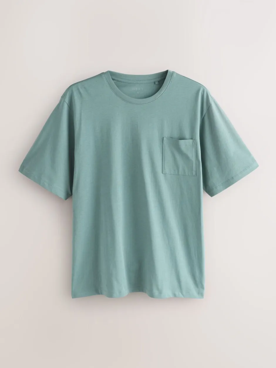 Pyjama's|Next Saliegroen/leisteengrijs - Set van 2 jersey open lange pyjamaset